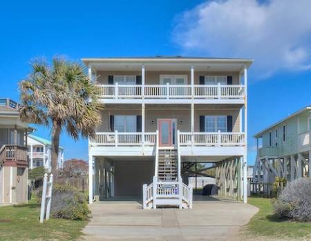 Oak Island vacation rental with flexible check in times