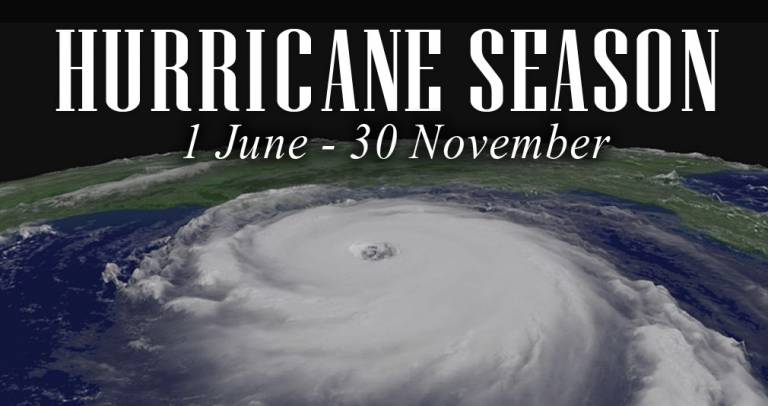 Hurricane Season 1 June - 30 November